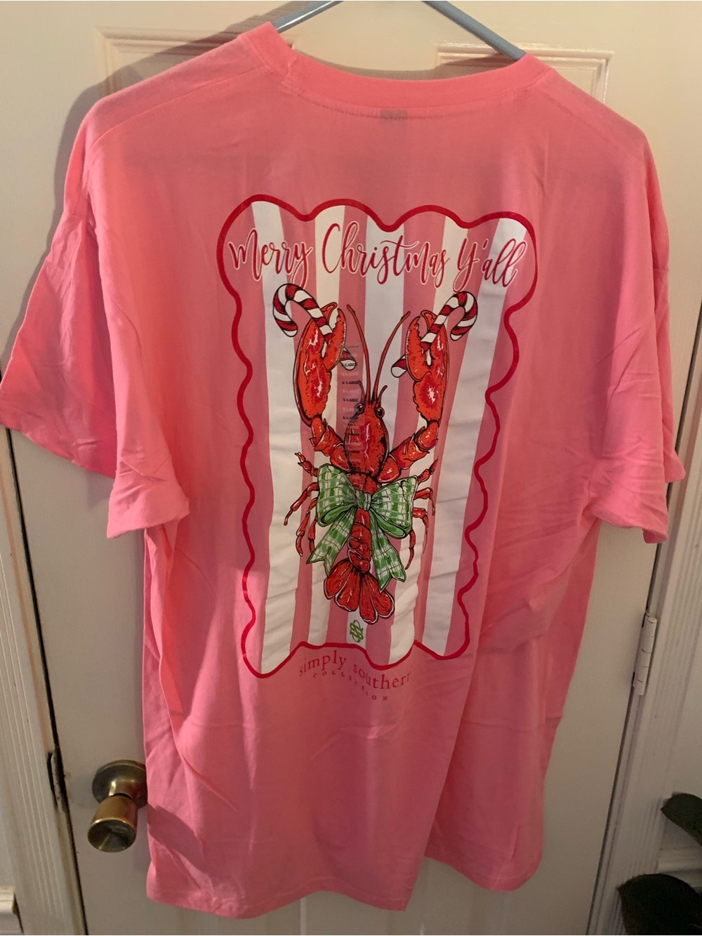 Simply Southern Merry Christmas Yall Tshirt Size XL - Picture 2 of 3
